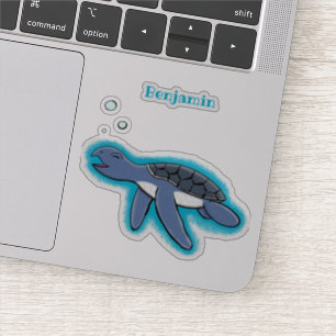 Sticker Illustration de la petite tortue de mer