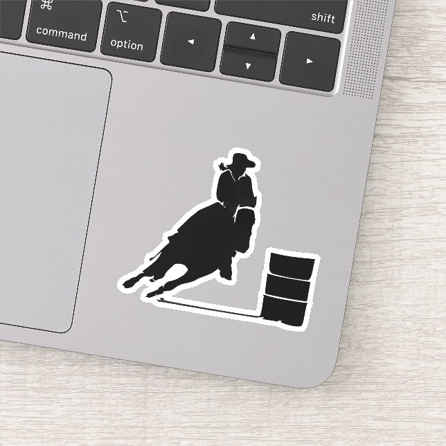 Sticker Illustration de la silhouette noire de la fille de (Détail)