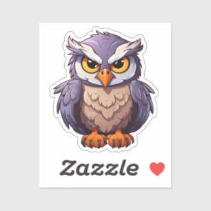 Sticker Illustration de l'aigle à dessin
