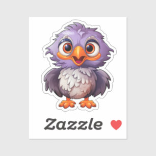Sticker Illustration de l'aigle à dessin