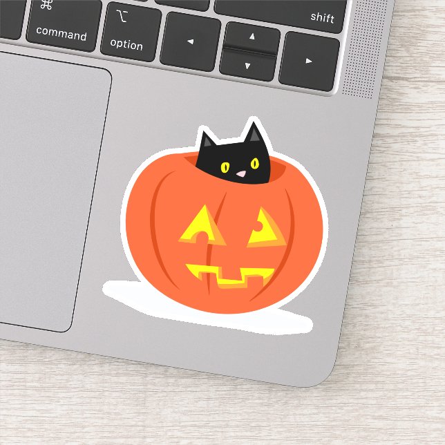 Sticker Illustration de l'Halloween de Jack-o'-lantern de  (Détail)