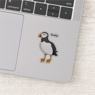 Sticker Illustration de macareux de l'Atlantique