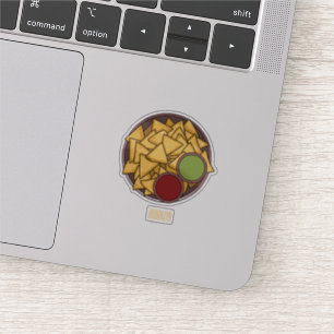 Sticker Illustration de Nachos