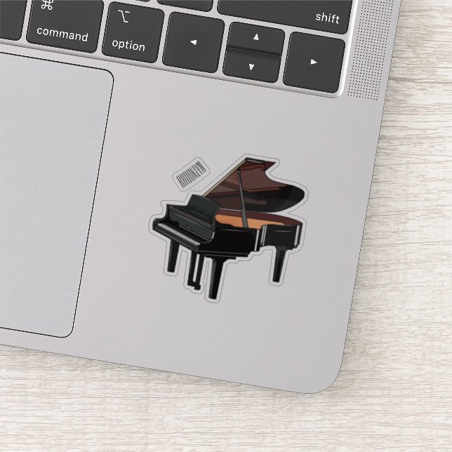Sticker Illustration de piano (Détail)