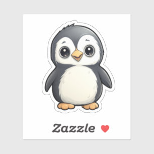 Sticker Illustration de pingouin de dessin