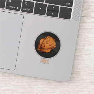 Sticker Illustration de poulet rôti