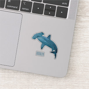 Sticker Illustration de requin marteau