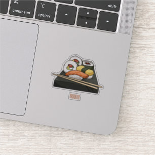 Sticker Illustration de sushi