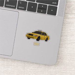 Sticker Illustration de taxi
