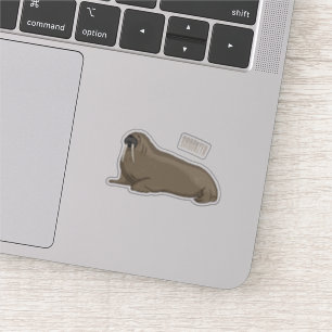 Sticker Illustration de Walrus