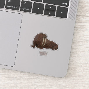 Sticker Illustration de Walrus