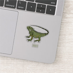 Sticker Illustration d'Iguana