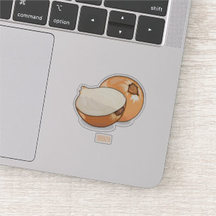 Sticker Illustration d'oignon