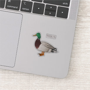 Sticker Illustration du canard de Majard