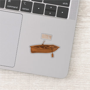Sticker Illustration d'un bateau à roues
