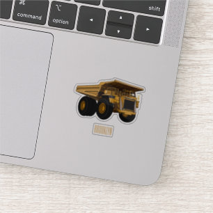 Sticker Illustration d'un camion à grande échelle