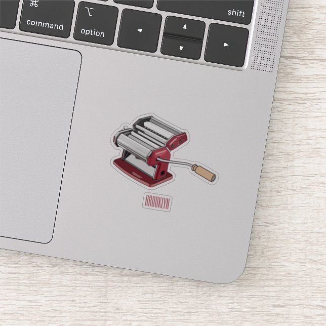 Sticker Illustration d'un fabricant de pâtes alimentaires (Détail)