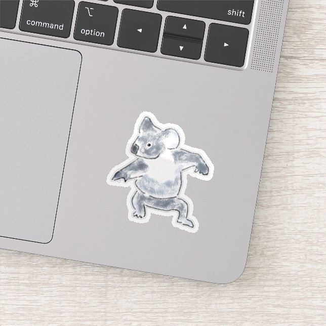 Sticker Illustration d'un petit koala mignon (Détail)