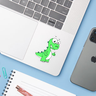 Sticker Illustration Mignonne Du Tyrannosaurus Rex. 2