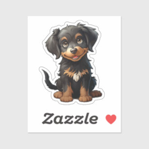 Sticker Illustration pour chien de dessin