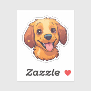 Sticker Illustration pour chien de dessin