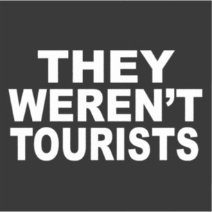 Sticker Ils n'étaient pas des touristes