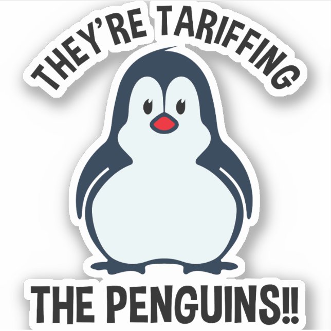 Sticker Ils sont en train de dévorer les pingouins ! ! (Devant)