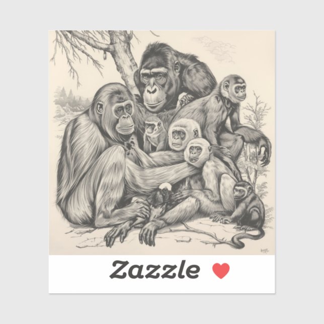 Sticker images de peinture traditionnelle  (Feuille)