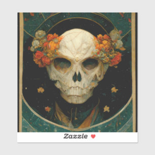 Sticker Imaginaire de démoniste nocturne