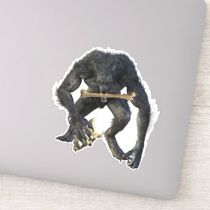 Sticker Imaginaire Demon Werewolf