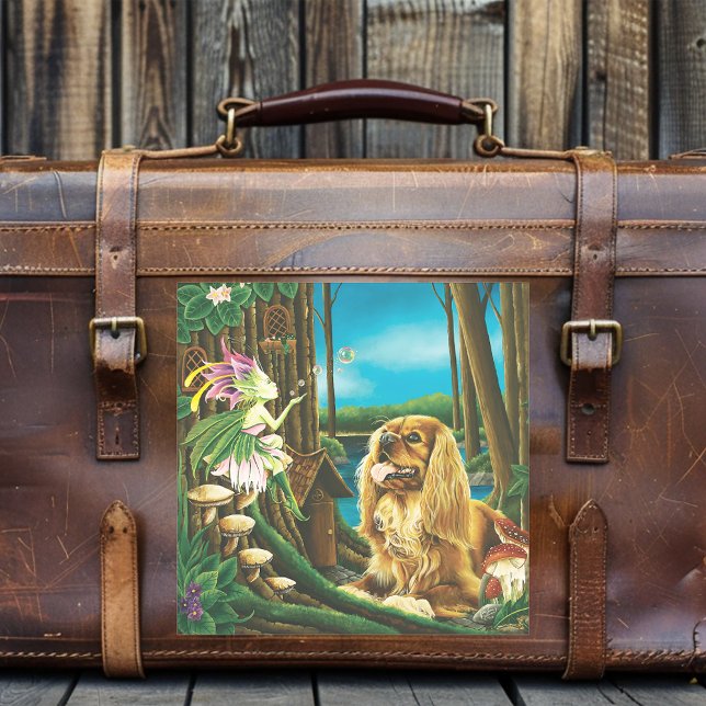 Sticker Imaginaire du roi Charles Spaniel Sprite (Créateur téléchargé)