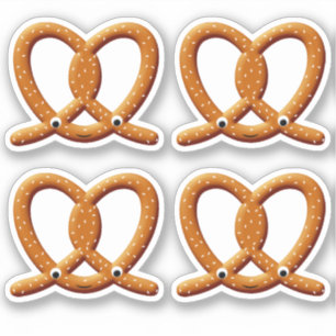 Sticker Imprimantes de dessin Cute Pretzel