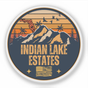 Sticker Indian Lake Estates, Floride