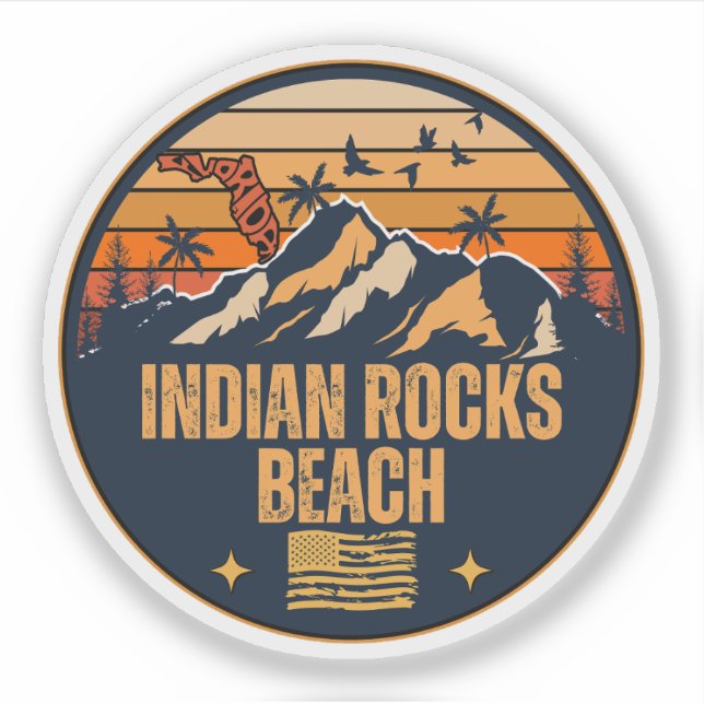 Sticker Indian Rocks Beach, Floride (Devant)