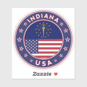 Sticker Indiana