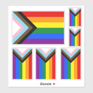Sticker Indicateur de fierté de progression LGBTQ+