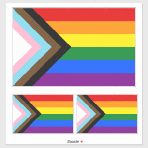 Sticker Indicateur de fierté de progression LGBTQ+
