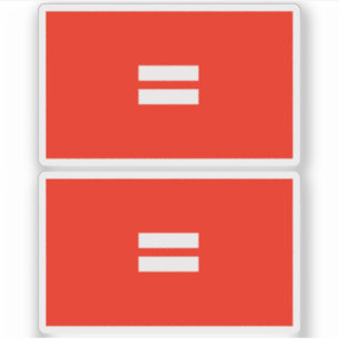Sticker Indicateur de fierté pour l'égalité