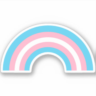 Sticker Indicateur de la Rainbow Pride transgenre