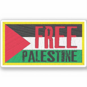 Sticker indicateur de palestine cardiaque v16