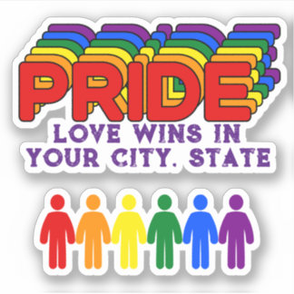 Sticker Indicateur PRIDE