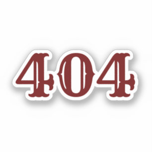 Sticker Indicatif régional 404 (Atlanta, GA)