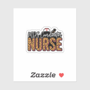Sticker Infirmière coordinatrice MDS Chemise Design Vintag