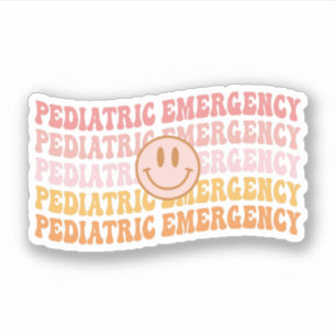 Sticker Infirmière d'urgence pédiatrique, infirmière pédia