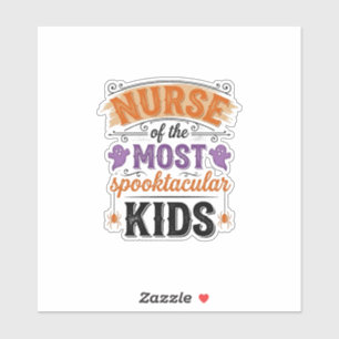 Sticker Infirmière Halloween Spooktacular Enfants Design V