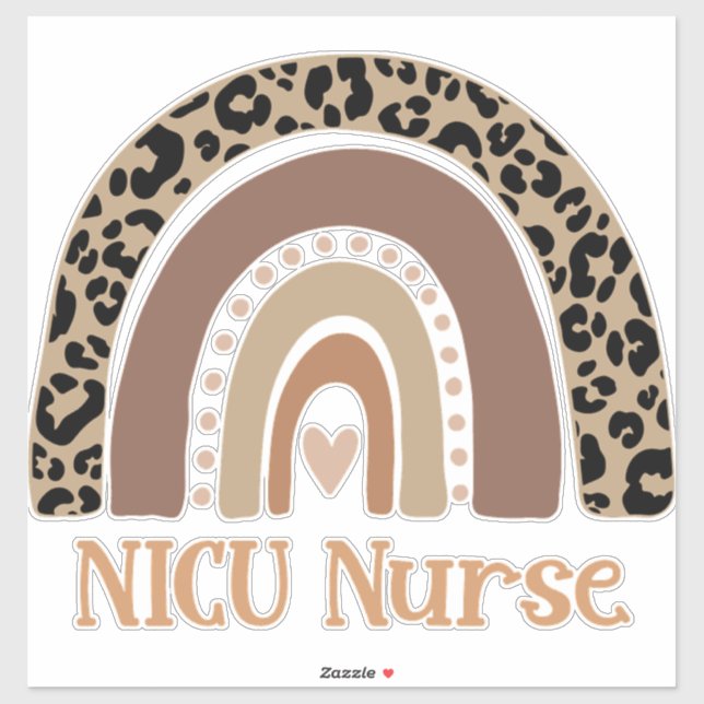Sticker Infirmière NICU - Infirmière néonatale mignonne (Feuille)