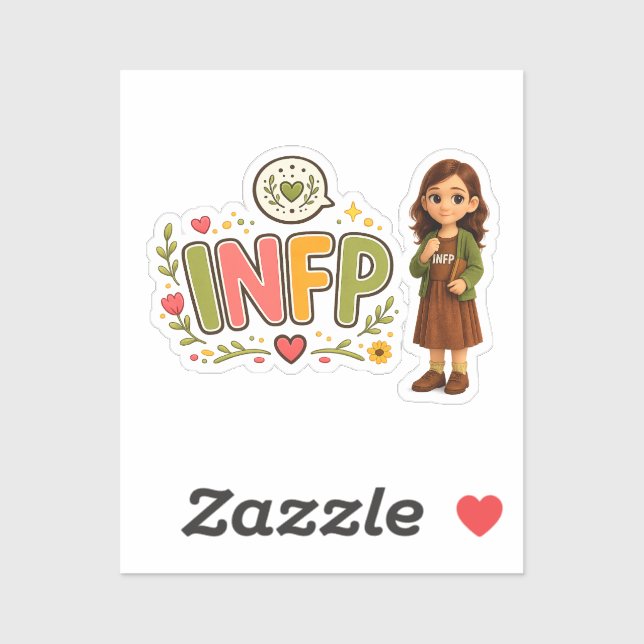 Sticker INFP — A Sonhadora Criativa (Feuille)