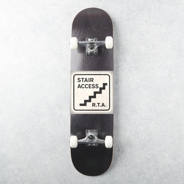 Sticker Infrastructures d'accès à l'escalier R.T.A. Autoco (Skateboard)