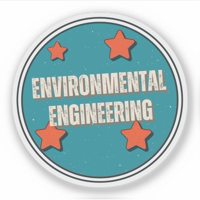 Sticker Ingénierie Environnementale (Devant)