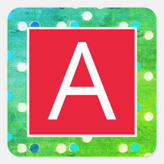 STICKER INITIAL PERSONNALISÉ POUR ENVELOPPE OU NOË